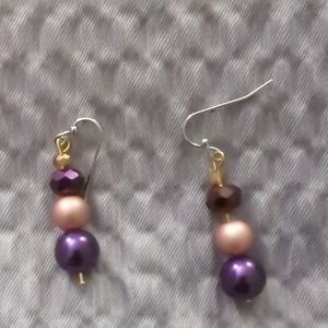 Chic Purple and Pink Statement Necklace